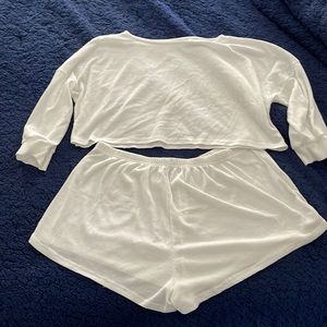 Shein Waffle Knit PJ Set